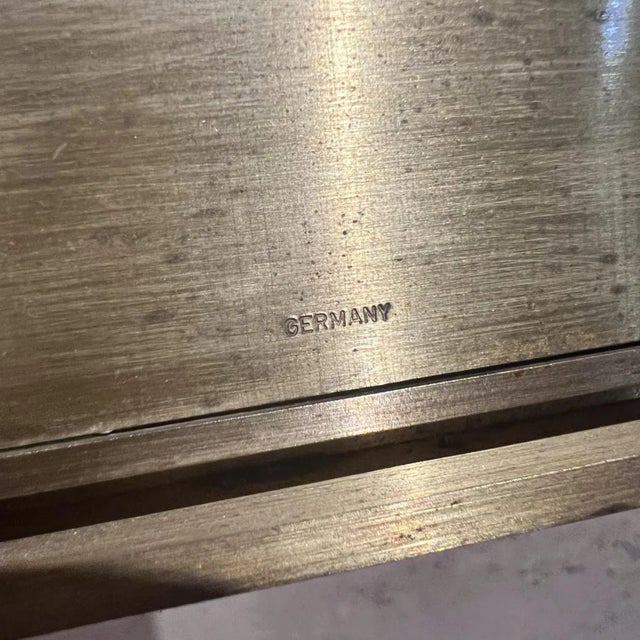 Vintage Bulova Quartz Desk Clock Germany For Sale - Image 4 of 8