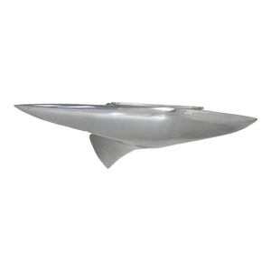 1980s America Cup Cast Aluminum Wall Lamp by Lucien Gau