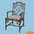 Pair of Fretwork British Colonial Arm Chairs For Sale In West Palm - Image 6 of 7