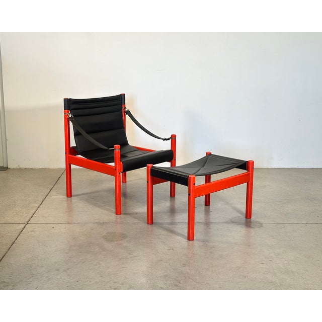 Set of Armchair with Ottoman from Erik Wørts, 1970s For Sale - Image 10 of 10