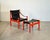 Set of Armchair with Ottoman from Erik Wørts, 1970s For Sale - Image 10 of 10