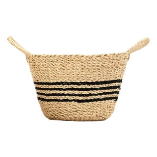 Axel Woven Basket in Brown - A Pair For Sale