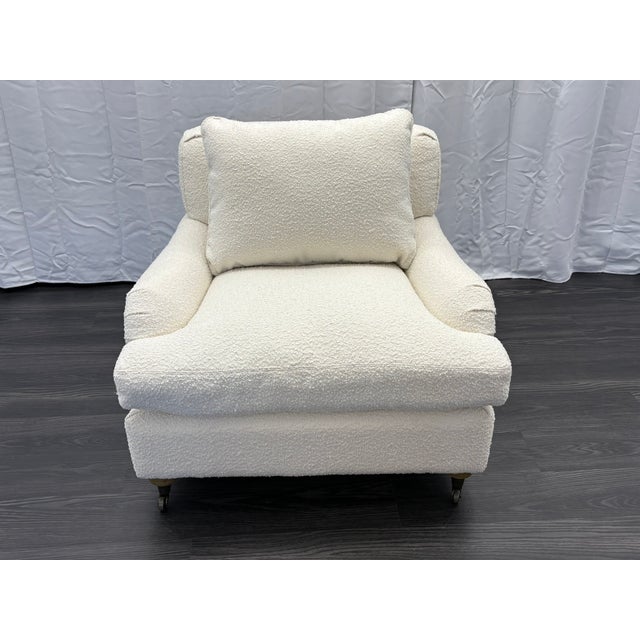 English Rh English Classic Roll Arm Chair For Sale - Image 3 of 18