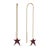 This is part of Chairish’s Fine Jewelry assortment. Swing from the stars with our 14K gold and ruby Swinging Threader...