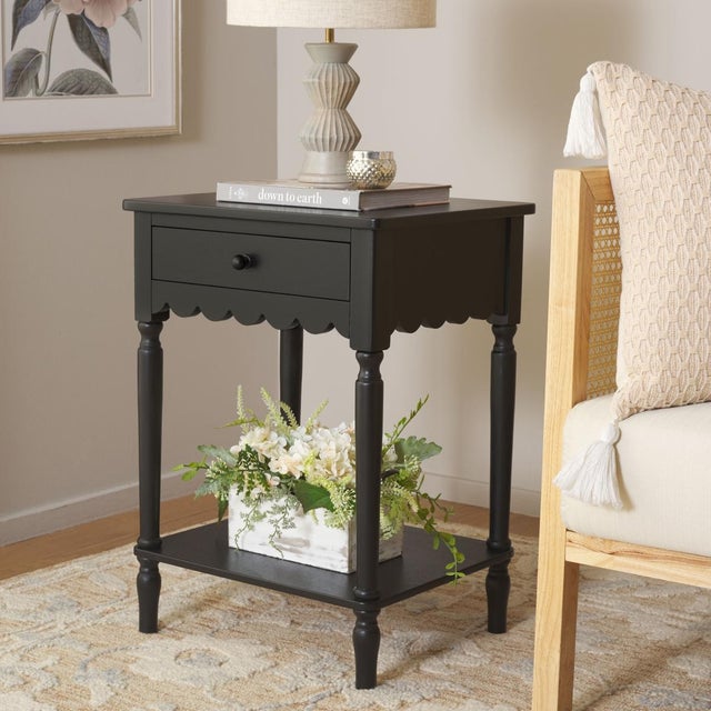 Bring subtle elegance and functionality into your home with the Haven One Top Drawer Accent Table in a beautiful matt...