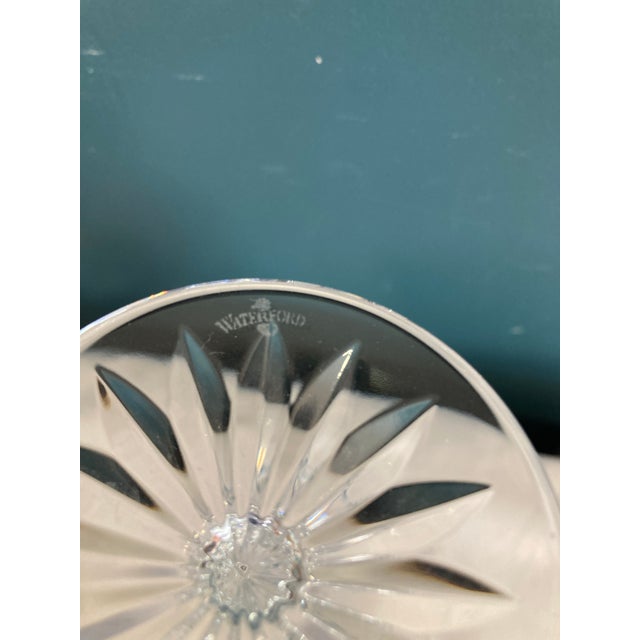 Glass Mid 20th Century Waterford Crystal Lismore Pattern Wine Glass/Water Goblet For Sale - Image 7 of 7