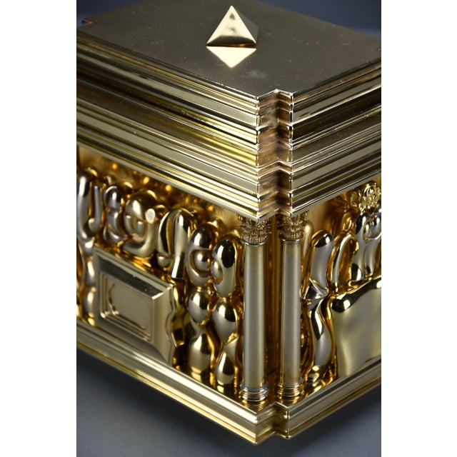 Gold Il Cofanetto (Opus 123) Homage to Romeo & Juliet and the City of Verona Dining Set from Miguel Berrocal, 1969, Set of 88 For Sale - Image 8 of 18