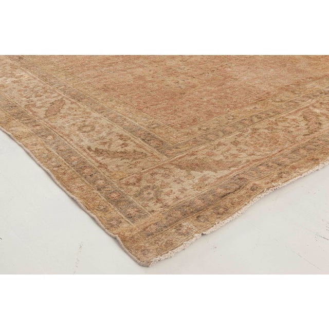 This exceptional Antique Turkish Hereke rug, dating to the early 20th century, embodies the pinnacle of Ottoman textile...