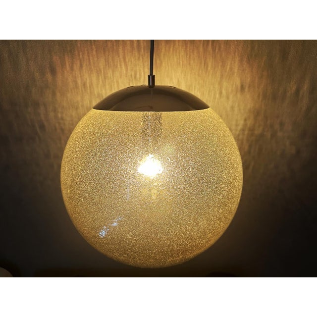 Silver Large Vintage Ball Light from Peill and Putzler, 1970s For Sale - Image 8 of 13
