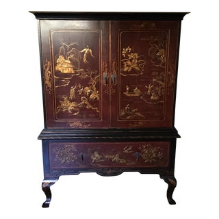 Chinoiserie Cabinet For Sale