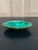 Metal Vintage Malachite Brass Rimmed Bowl For Sale - Image 7 of 9
