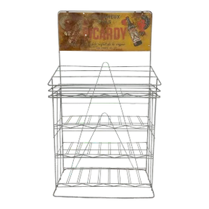 Vintage Mid 20th Century French Picardy Wine Shop Display Rack
