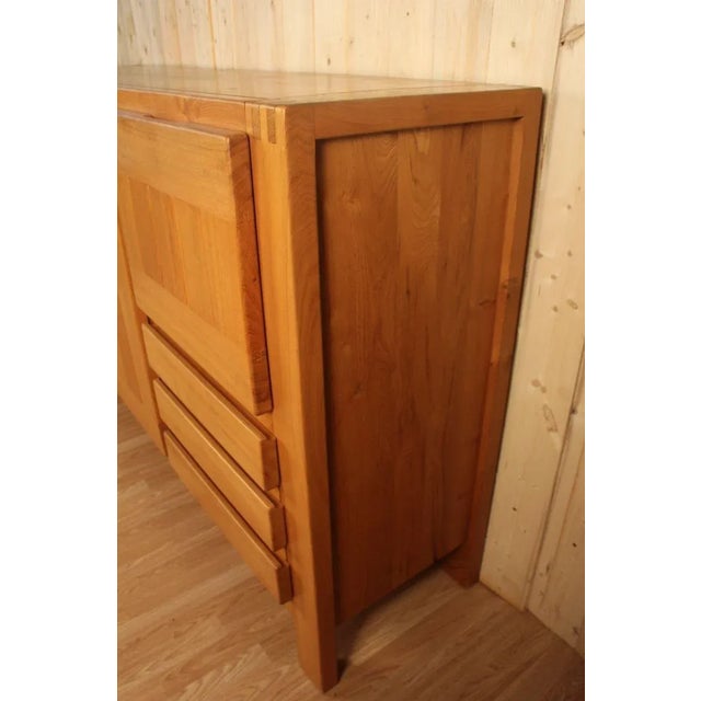 Elm Sideboard from Maison Regain, 1970s For Sale - Image 12 of 13