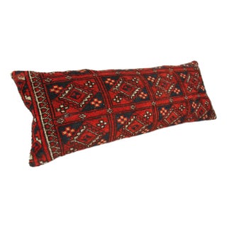 Antique Turkoman Rug Bedding Pillow Cases -16'' X 40'' For Sale