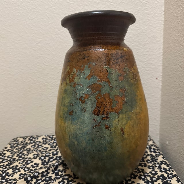 A large-scale ceramic vessel handcrafted in the legendary pottery center of Oaxaca, Mexico. This contemporary work is a...