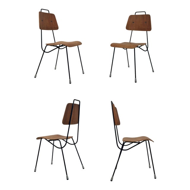 Vintage Chairs by Antoni De Moragas, 1950s, Set of 4 For Sale