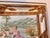 Rococo Vintage European Rococo-Style Jacquard Tapestry in Gilt Frame For Sale - Image 3 of 7