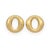 A pair of Tiffany & Co. Elsa Peretti Sevillana stud earrings crafted in solid 18K yellow gold. The design features a...
