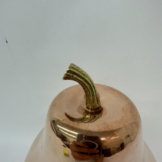 Metal Vintage Raymor Pear Shaped Copper Champagne and Wine Cooler, Italy, 1970s For Sale - Image 7 of 16