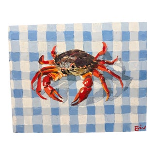 “Nantucket Crab” Acrylic Painting For Sale