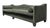 Scalloped Channel-Tufted Tuxedo Sofa - Sage Green Velvet - 107" For Sale - Image 4 of 4