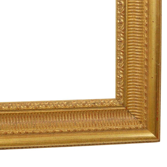 Gold Gold-Colored Wooden Frame For Sale - Image 8 of 15