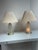 Late 20th Century Crystal Clear Industries Double Light Table Lamps, Pair For Sale - Image 5 of 12