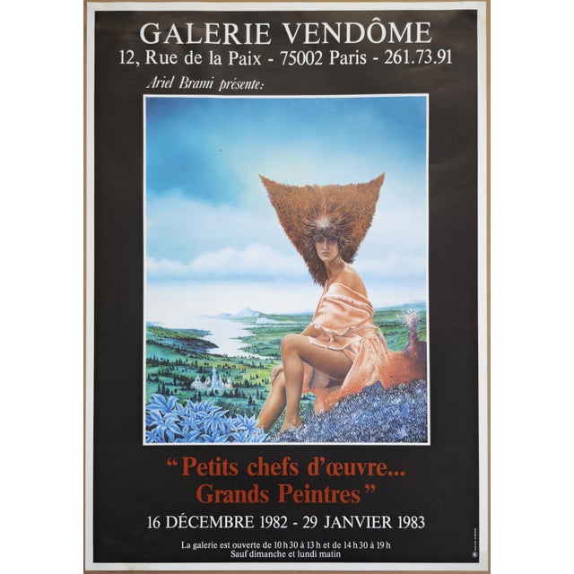Kazimierz Dzyga Original poster for Galerie Vendôme 1982 69 x 48 cm Very Good Condition (see image) ___ This striking...