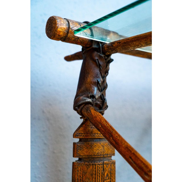 Mid-20th Century African Wood Table For Sale - Image 14 of 17