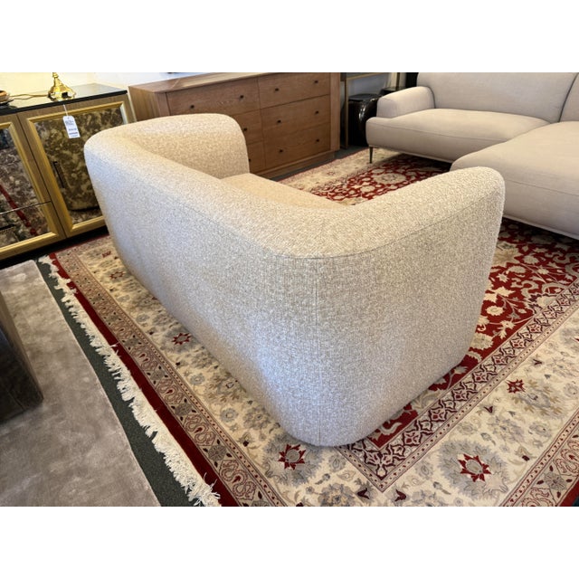 Crate & Barrel Crate & Barrel Contour Collection Apartment Sofa, Oat For Sale - Image 4 of 12