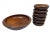 Mid-Century Modern Mid Century Wooden Bowl Serving Set - a Set of 7 For Sale - Image 3 of 9