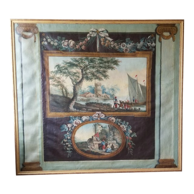 Large Maison Jansen French Painting For Sale
