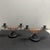 1930s Set of Two Art Deco Silver Plated and Copper Two Lights French Candelabras For Sale - Image 12 of 13