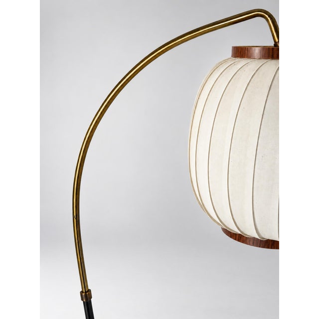 Mid-Century Floor Lamp attributed to Svend Aage Holm-Sørensen, Denmark, 1950s For Sale - Image 3 of 9