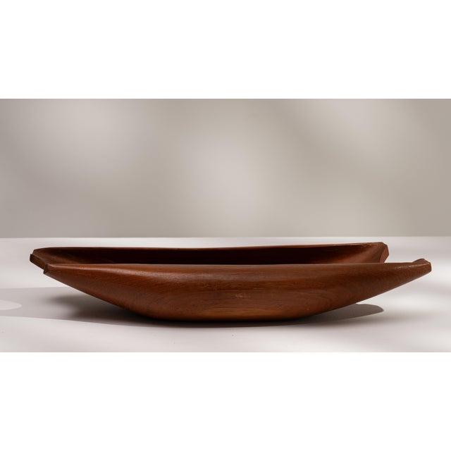 Mid 20th Century Denmark Scandinavian Chestnut Teak Tray For Sale - Image 13 of 18
