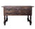 Spanish Renaissance Revival Oak Console Table with Carved Panels, 1930s For Sale - Image 10 of 10