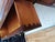 Antique Twin Pedestal Desk in Mahogany with Leather Top, 1980s For Sale - Image 15 of 18