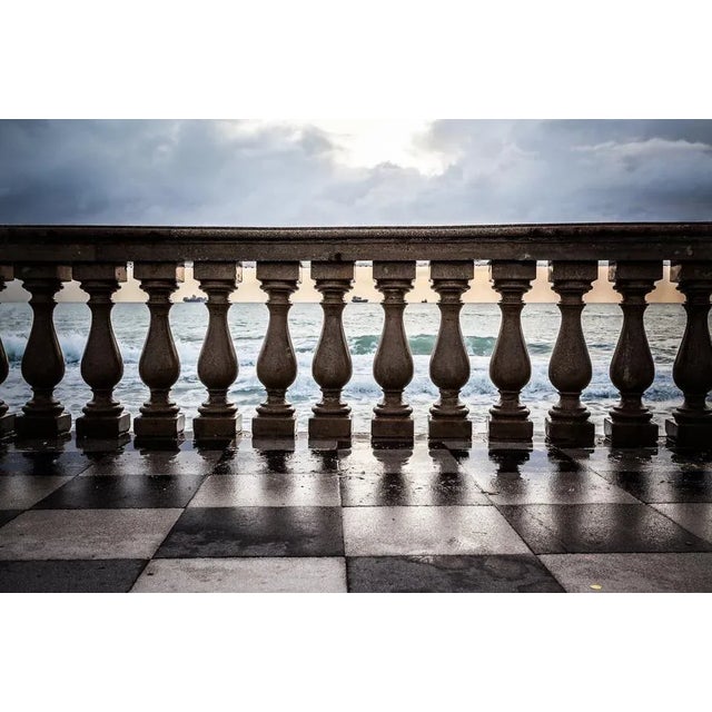 Snob Mine Olivari / EyeEm, Railing on Promenade at Mascagni Terrace, Photographic Paper, in Flawless conditions. Designed...