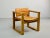 Cubic Pinewood & Leather Armchair by Ate van Apeldoorn for Houtwerk Hattem, 1970s For Sale - Image 10 of 10