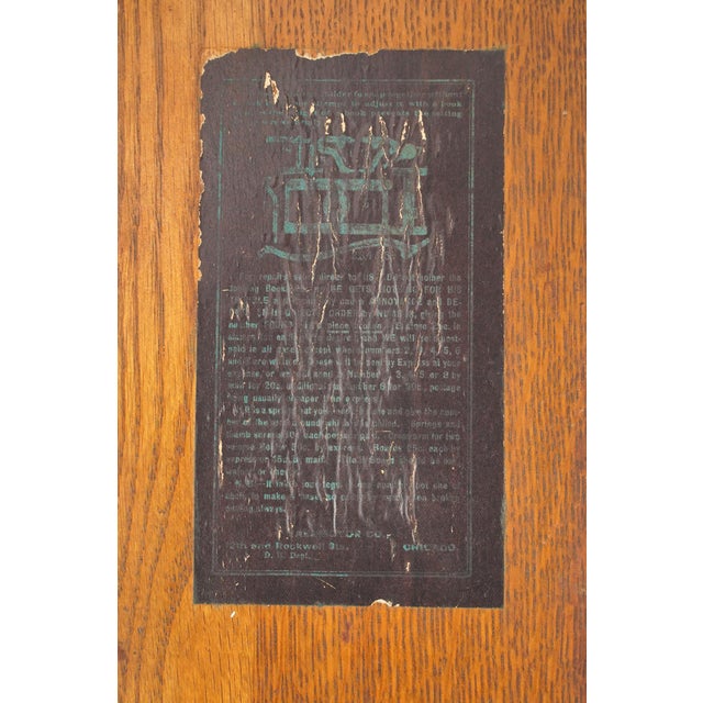 Victorian Antique Victorian Cast Iron & Oak Dictionary Stand For Sale - Image 3 of 12