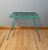 Blue 1960s One Woodard Attributed Wrought Iron Garden Outdoor End Table MCM Patio For Sale - Image 8 of 8