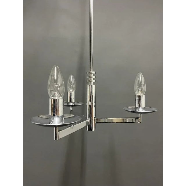 Mid-Century Modern Chandelier by Gaetano Sciolari, 1970s For Sale - Image 3 of 9