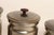 Silver Set of Four Vintage Portuguese Metal and Teak Lidded Graduated Nesting Canisters / Jars by Tagus For Sale - Image 8 of 18