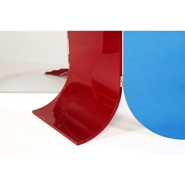 Metal Galactica Bow Room Divider in Powder-Coated Aluminum by Altreforme For Sale - Image 7 of 8