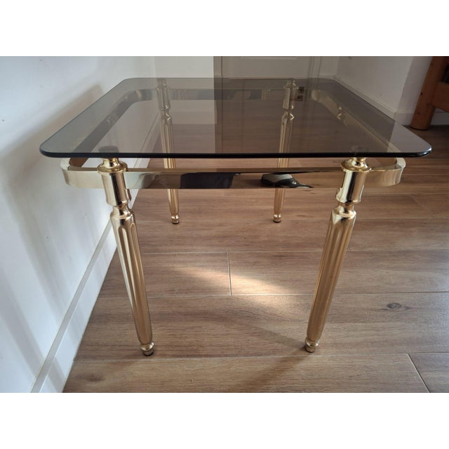 Brass Coffee Table, 1970s For Sale - Image 5 of 11