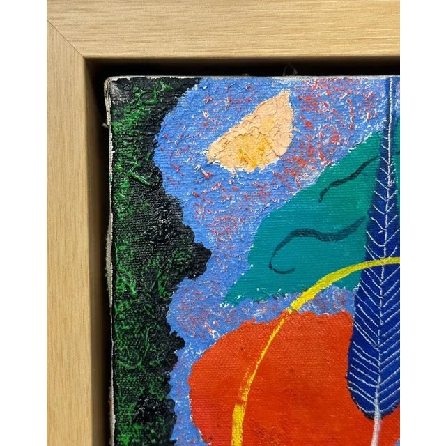 1968 "Mounting Passion" Original Painting by Yohanon Simon For Sale - Image 4 of 13