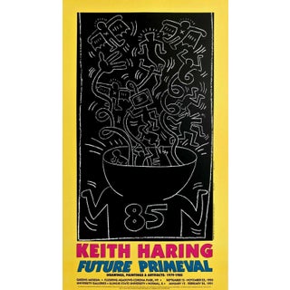 1990 Future Primeval Keith Haring Exhibition Poster For Sale
