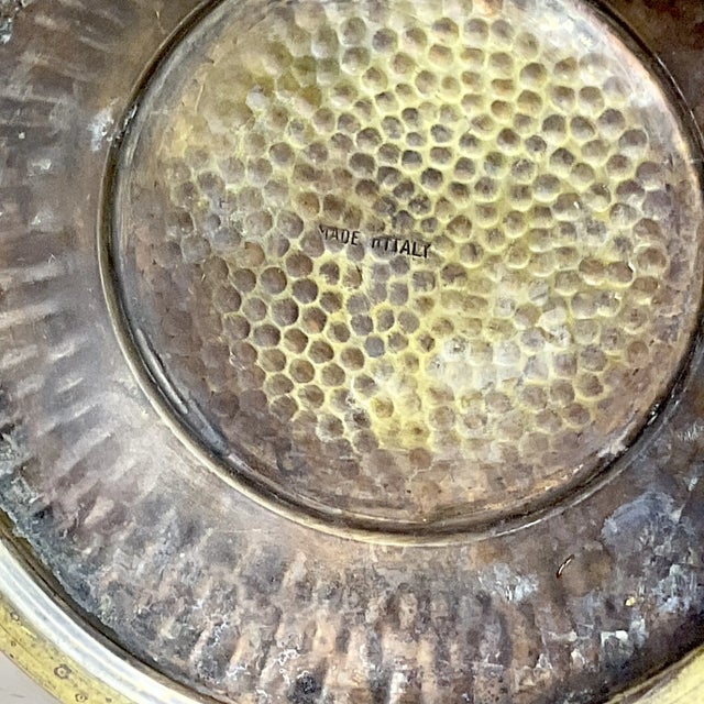 Mid-Century Hollywood Regency Boho Chic Italian Brass Umbrella Stand. For Sale - Image 10 of 12