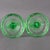 This antique set of art nouveau uranium glass candle holders reflects a sophisticated blend of tradition and...