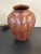 Brown Arts and Crafts Hand Hammered Copper Vase For Sale - Image 8 of 12